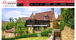 Desktop Screenshot of immobiliercastagnie.fr
