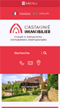 Mobile Screenshot of immobiliercastagnie.fr